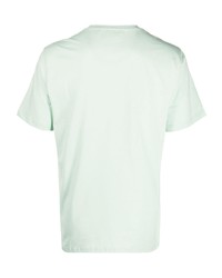 T-shirt girocollo verde menta di Barbour
