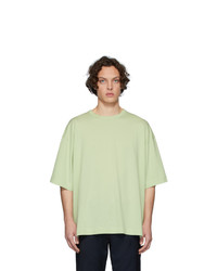 T-shirt girocollo verde menta di Dries Van Noten