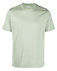 T-shirt girocollo verde menta di Fedeli