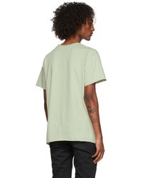 T-shirt girocollo verde menta di John Elliott