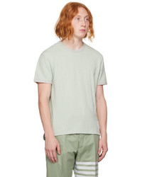 T-shirt girocollo verde menta di Thom Browne