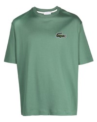 T-shirt girocollo verde menta di Lacoste