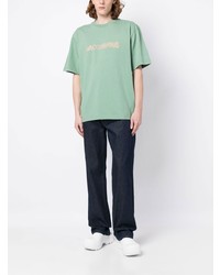 T-shirt girocollo verde menta di Jacquemus