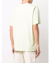 T-shirt girocollo verde menta di Oamc