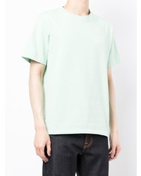 T-shirt girocollo verde menta di MAISON KITSUNÉ