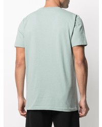 T-shirt girocollo verde menta di Off-White