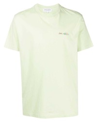 T-shirt girocollo verde menta di Maison Labiche