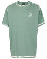 T-shirt girocollo verde menta di Mauna Kea