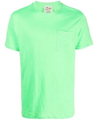 T-shirt girocollo verde menta di MC2 Saint Barth