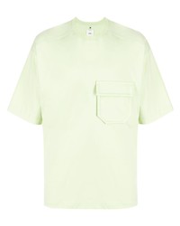 T-shirt girocollo verde menta di Oamc