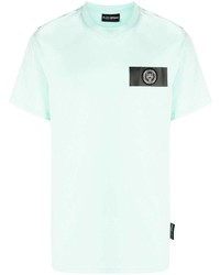 T-shirt girocollo verde menta di Plein Sport