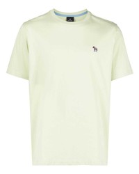 T-shirt girocollo verde menta di PS Paul Smith