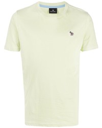T-shirt girocollo verde menta di PS Paul Smith