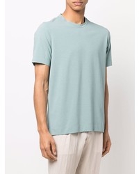 T-shirt girocollo verde menta di Z Zegna