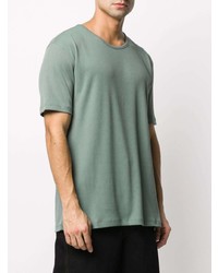T-shirt girocollo verde menta di Lemaire