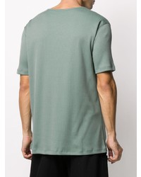 T-shirt girocollo verde menta di Lemaire