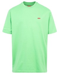 T-shirt girocollo verde menta di Supreme