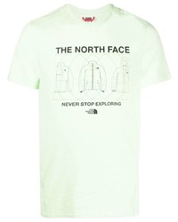 T-shirt girocollo verde menta di The North Face
