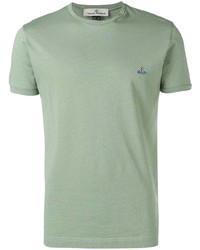 T-shirt girocollo verde menta di Vivienne Westwood