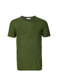 T-shirt girocollo verde oliva di Al Duca D’Aosta 1902