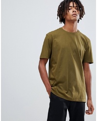 T-shirt girocollo verde oliva di ASOS DESIGN