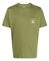 T-shirt girocollo verde oliva di Carhartt WIP