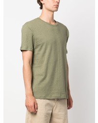 T-shirt girocollo verde oliva di Each X Other