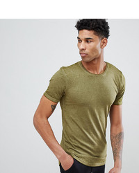 T-shirt girocollo verde oliva di D-struct