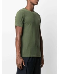 T-shirt girocollo verde oliva di Manuel Ritz
