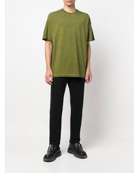 T-shirt girocollo verde oliva di A-Cold-Wall*