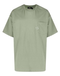 T-shirt girocollo verde oliva di FIVE CM