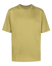 T-shirt girocollo verde oliva di Heron Preston