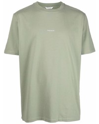T-shirt girocollo verde oliva di Holzweiler