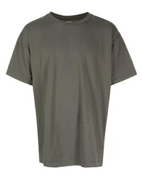 T-shirt girocollo verde oliva di John Elliott