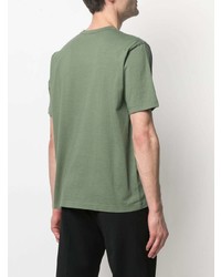 T-shirt girocollo verde oliva di Junya Watanabe MAN