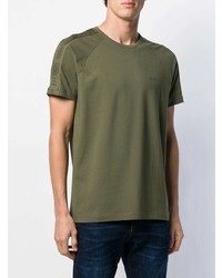 T-shirt girocollo verde oliva di BOSS HUGO BOSS