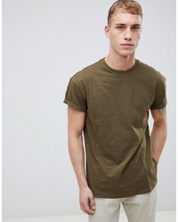 T-shirt girocollo verde oliva di New Look