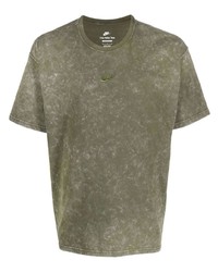 T-shirt girocollo verde oliva di Nike