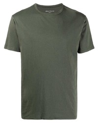 T-shirt girocollo verde oliva di Officine Generale