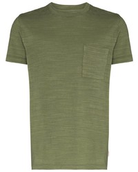 T-shirt girocollo verde oliva di Orlebar Brown