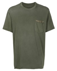 T-shirt girocollo verde oliva di OSKLEN