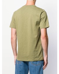 T-shirt girocollo verde oliva di Supreme