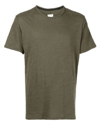 T-shirt girocollo verde oliva di rag & bone