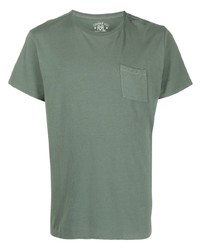 T-shirt girocollo verde oliva di Ralph Lauren RRL