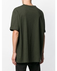 T-shirt girocollo verde oliva di Vivienne Westwood