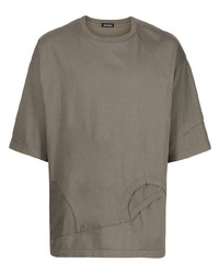 T-shirt girocollo verde oliva di Undercoverism