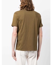 T-shirt girocollo verde oliva di YMC
