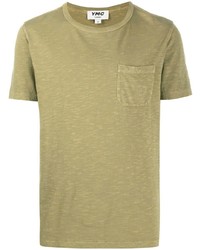 T-shirt girocollo verde oliva di YMC