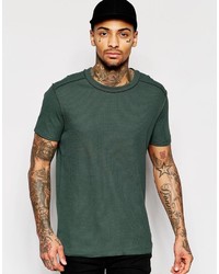 T-shirt girocollo verde scuro di Asos