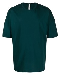 T-shirt girocollo verde scuro di Attachment